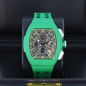 Tsar Bomba Automatic Skeleton Interchangeable "Emerald Edge" Stainless Steel